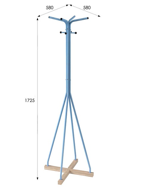 Напольная вешалка Мебелик Галант 218 007163 изображение 3 Напольная вешалка Мебелик Галант 218 007163 Фото № 3