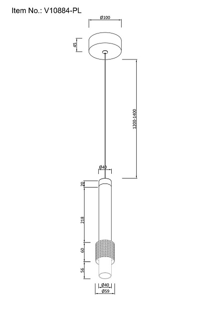 Подвесной светодиодный светильник Moderli Elli V10884-PL изображение 2 Подвесной светодиодный светильник Moderli Elli V10884-PL Фото № 2