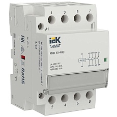 ARMAT Контактор модульный KMR 40А 230В AC 4НО IEK AR-KMR10-040-40-230