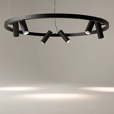 Подвесная светодиодная люстра Maytoni Satellite MOD102PL-L42BK 4