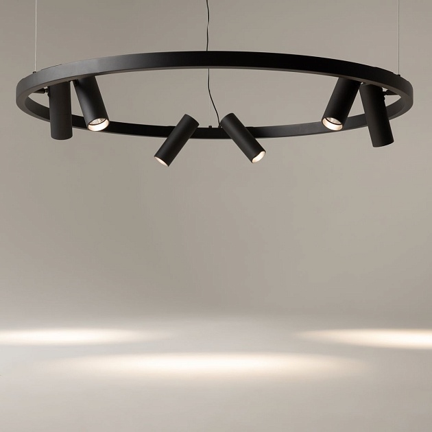 Подвесная светодиодная люстра Maytoni Satellite MOD102PL-L42BK Фото № 5