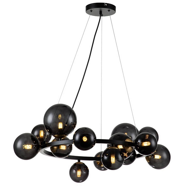 Подвесная люстра Indigo Molecola 11018/14P Black V000194 Фото № 1