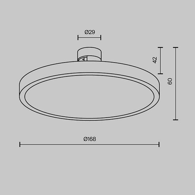 Трековый светильник Maytoni Technical TR153-1-10W3K-PT Фото № 9