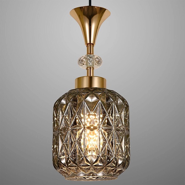 Подвесная люстра Reluce 02003-0.9-03 Smoke изображение 2 Подвесная люстра Reluce 02003-0.9-03 Smoke Фото № 2