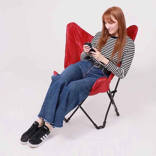 Складной стул AksHome Maggy красный, ткань 86924 изображение 9 Складной стул AksHome Maggy красный, ткань 86924 Фото № 9