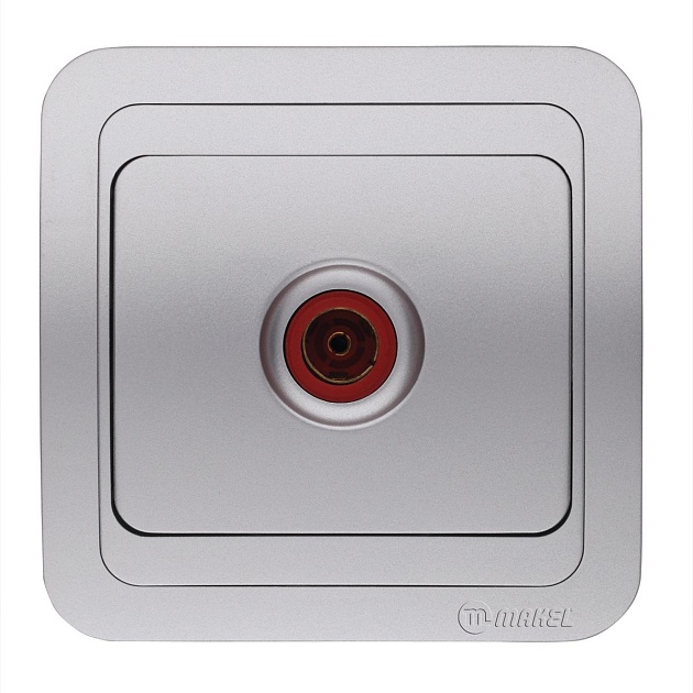 Розетка тv концевая 4db Makel Mimoza 26627 Фото № 1