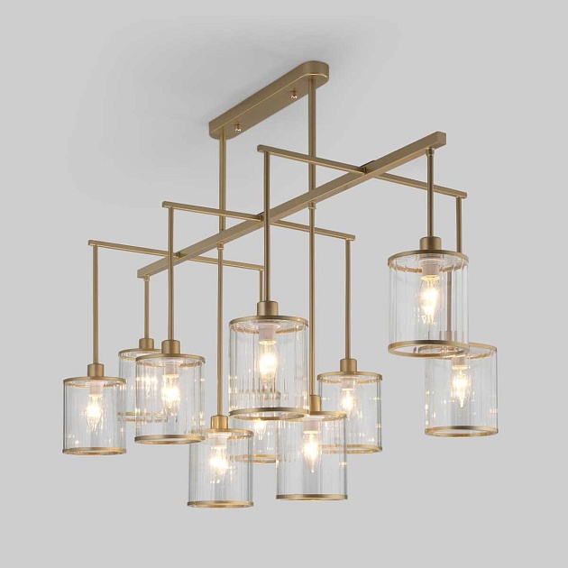 Потолочная люстра Eurosvet 60144/10 золото Фото № 1