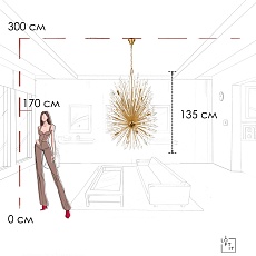 Подвесная люстра LOFT IT Splash 10418/12 1