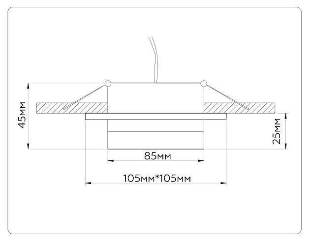 Встраиваемый светильник Ambrella light TECHNO SPOT TN52421 Фото № 7