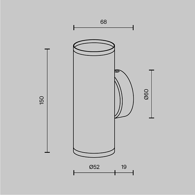 Бра Maytoni Technical Focus S C068WL-02MG изображение 3 Бра Maytoni Technical Focus S C068WL-02MG Фото № 3