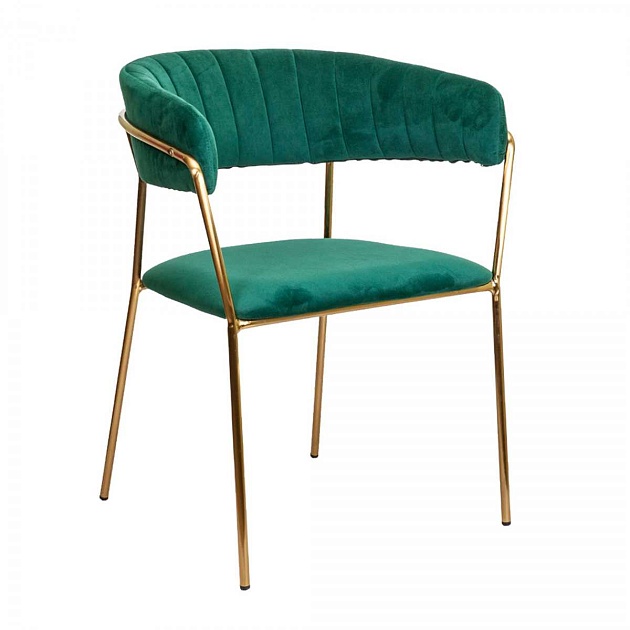 Кресло AksHome Geneva зеленый, велюр 62673 изображение 1 Кресло AksHome Geneva зеленый, велюр 62673 Фото № 1