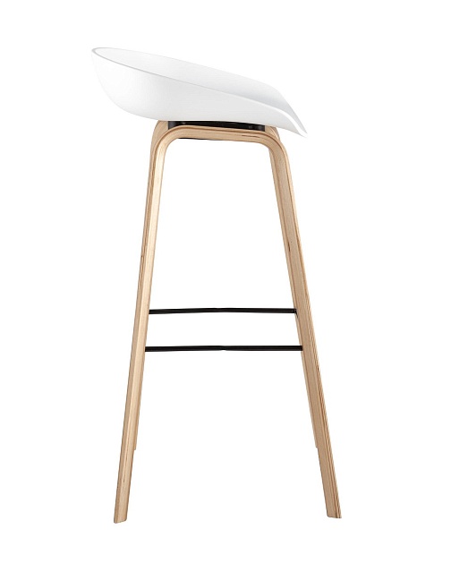 Барный стул Stool Group LIBRA белый деревян. ножки 8319 WHITE Фото № 2