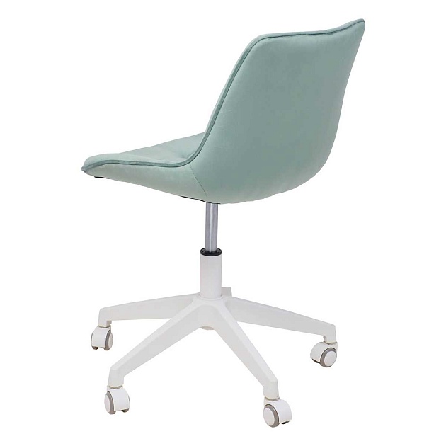 Поворотное кресло AksHome Carolyn велюр, мятный 91958 Фото № 14