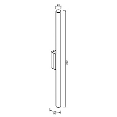 Настенный светильник-подсветка Mantra ANTIGA 9260 4
