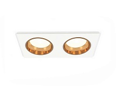 Комплект встраиваемого светильника Ambrella light Techno Spot XC6525004 SWH/PYG белый песок/золото желтое полированное (C6525, N6113) 2