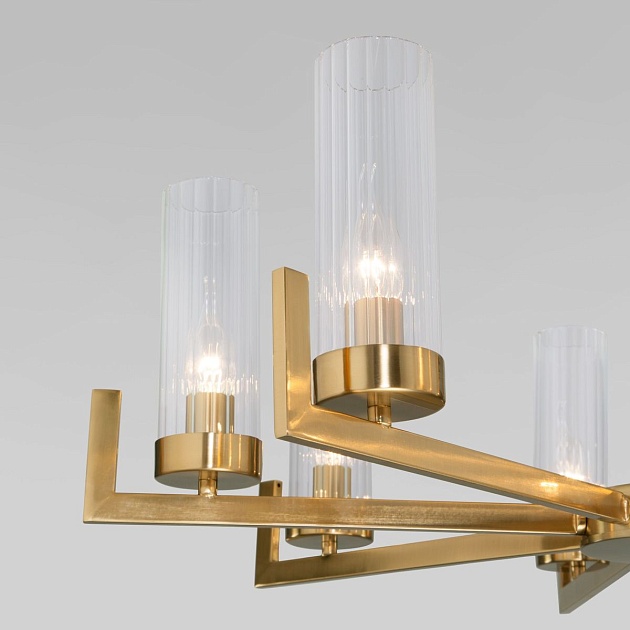 Подвесная люстра Eurosvet Arganie 60133/8 латунь изображение 4 Подвесная люстра Eurosvet Arganie 60133/8 латунь Фото № 4