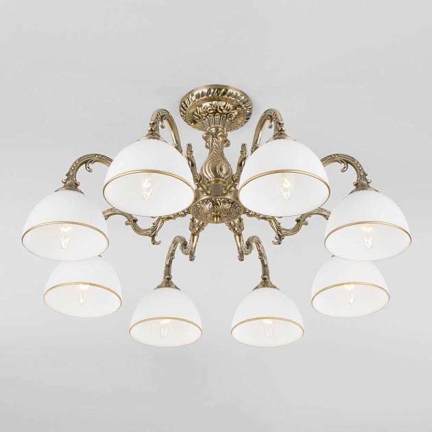 Потолочная люстра Eurosvet Caldera 60106/8 античная бронза Фото № 1