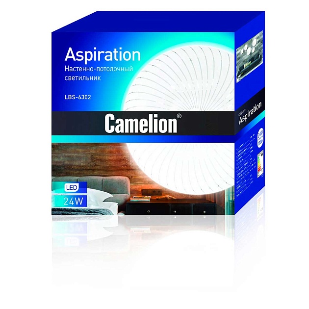 Настенно-потолочный светильник Camelion LBS-6302 14305 изображение 2 Настенно-потолочный светильник Camelion LBS-6302 14305 Фото № 2
