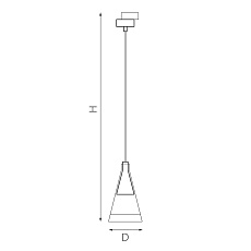 Комплект с трековым светильником Lightstar Cone (757016+592006) L1T757016 1