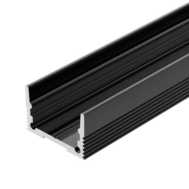 Профиль Arlight SL-Slim20-H13-2000 Black 037112 изображение 3 Профиль Arlight SL-Slim20-H13-2000 Black 037112 Фото № 3