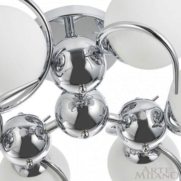 Потолочная люстра Arte Milano Neapolis71007 271007/6C Ni изображение 4 Потолочная люстра Arte Milano Neapolis71007 271007/6C Ni Фото № 4