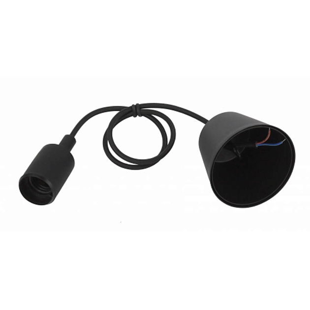 Патрон ЭРА Е27 с подвесом Б0048039 черный Фото № 1