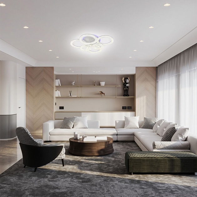 Потолочная светодиодная люстра Escada Alunit 10296/6LED BL изображение 1 Потолочная светодиодная люстра Escada Alunit 10296/6LED BL Фото № 1