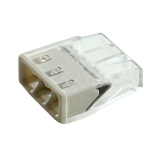 Клемма монтажная 3-проводная Stekker для 1-жильного проводника, LD2273-203 32389 4