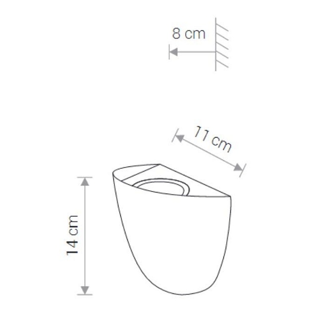Уличный настенный светильник Nowodvorski Sinus 8144 Фото № 2