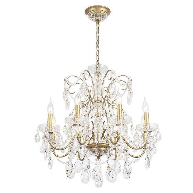Подвесная люстра Crystal Lux Odelis SP8 Gold Фото № 3
