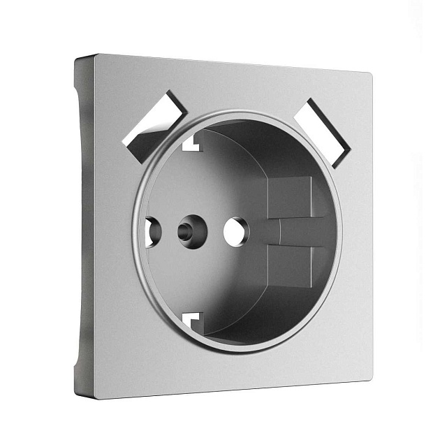 Накладка для розетки USB Werkel серебро W1179565 4690389195655 Фото № 1
