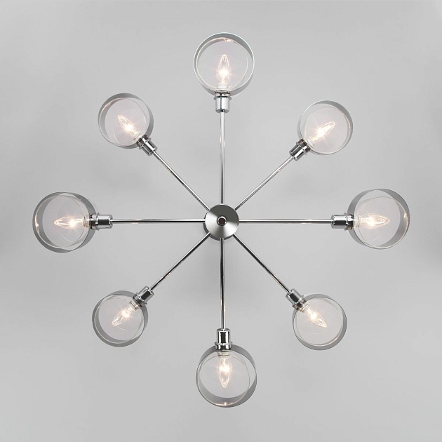 Потолочная люстра Eurosvet Arcada 70127/8 хром Фото № 5