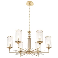 Подвесная люстра Crystal Lux Gloria SP6 Brass 4