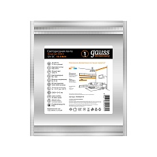 Светодиодная лента Gauss 14,4W/m 60LED/m 5050SMD теплый белый 5M 355000114 3
