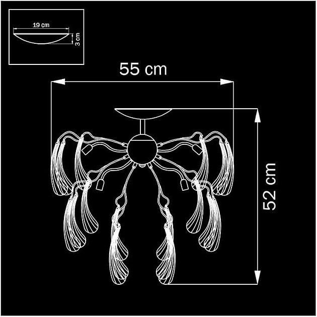 Потолочная люстра Lightstar Manica 794094 Фото № 3