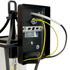 Светильник садово-парковый Feron PL731 на стену вниз 60W E27 230V, черный 51269 2