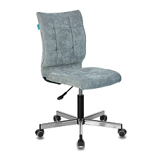 Офисное кресло Бюрократ серо-голубой велюр CH-330M/LT-28