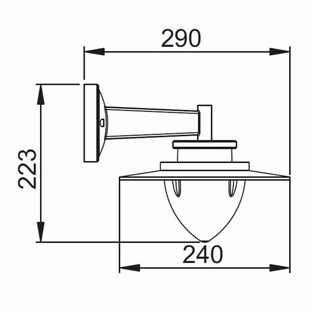 Уличный настенный светильник Lucide Sesma 27839/01/31 Фото № 3