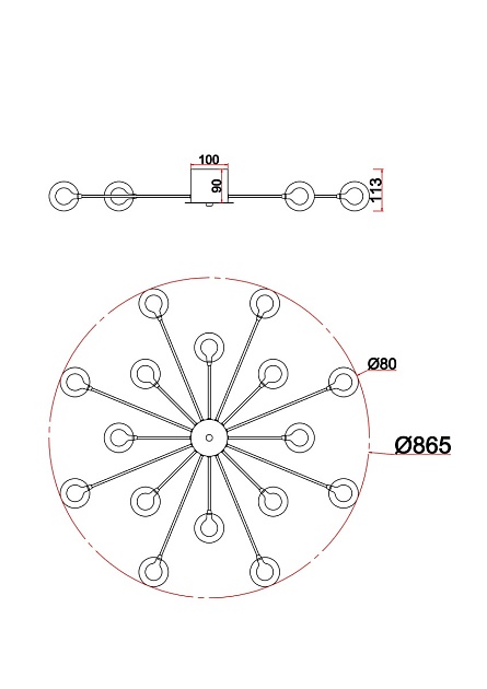 Потолочная люстра Freya Celebrity FR5242CL-16B1 Фото № 6