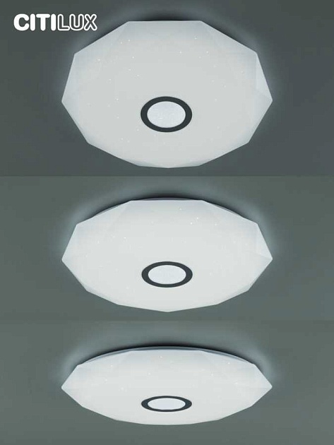 Потолочный светодиодный светильник Citilux Диамант Смарт CL713A80G Фото № 9