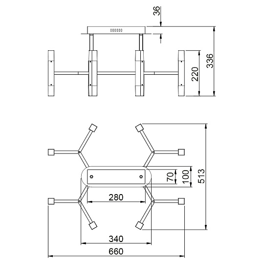 Потолочный светильник Vele Luce Niami VL7142L18 Фото № 5