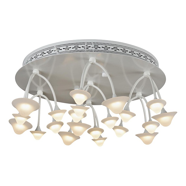 Потолочная светодиодная люстра iLedex Darner C50068/7Y WH Фото № 2