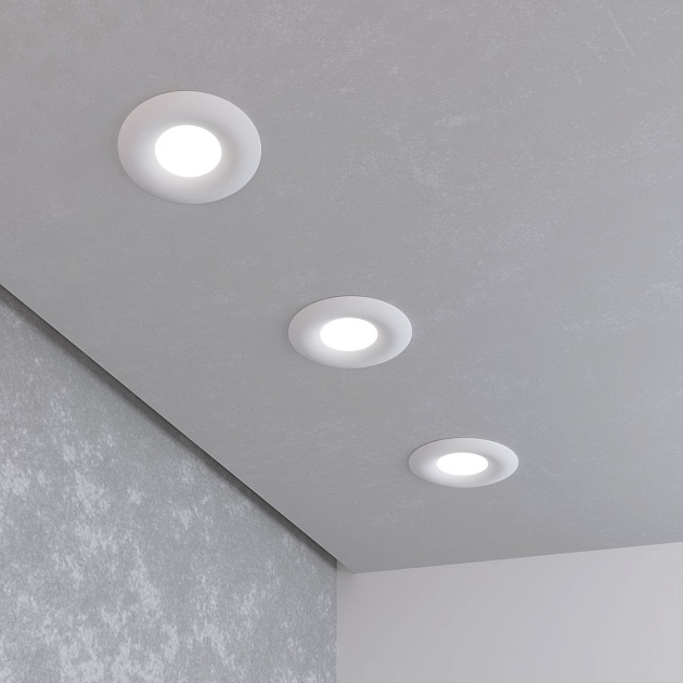 Встраиваемый светильник Elektrostandard 123 MR16 белый a053355 Фото № 6