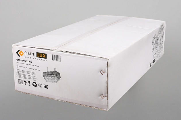 Подвесная люстра Omnilux Fontevivo OML-81903-13 изображение 11 Подвесная люстра Omnilux Fontevivo OML-81903-13 Фото № 11