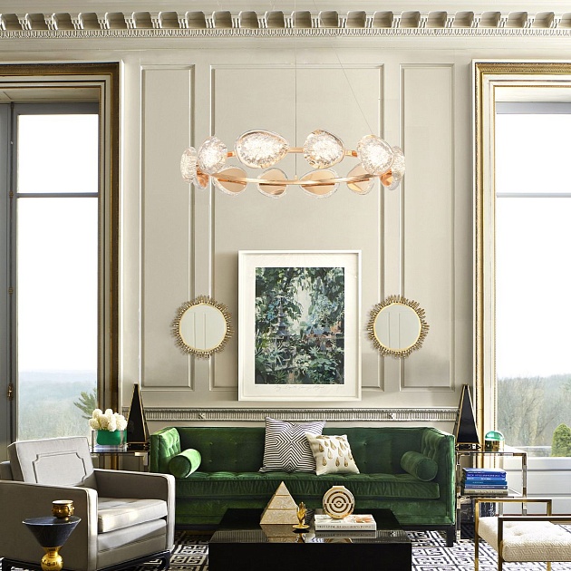 Подвесная люстра Crystal Lux FELICIDAD SP96W LED Фото № 6