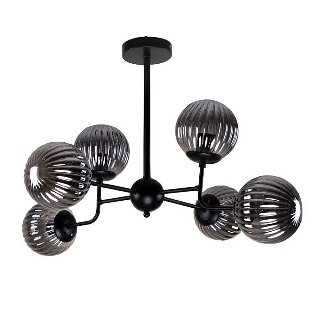 Подвесная люстра ЭкономСвет 20114/6BK SM изображение 1 Подвесная люстра ЭкономСвет 20114/6BK SM Фото № 1