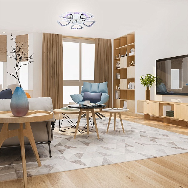 Потолочная светодиодная люстра Escada Candy 10221/5LED BL изображение 7 Потолочная светодиодная люстра Escada Candy 10221/5LED BL Фото № 7