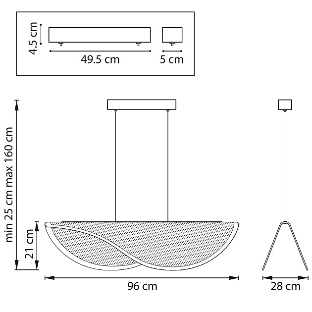Подвесная светодиодная люстра Lightstar Varese 731403 изображение 6 Подвесная светодиодная люстра Lightstar Varese 731403 Фото № 6