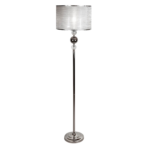 Торшер iLamp Chelsea F2400-1 Nickel Фото № 1