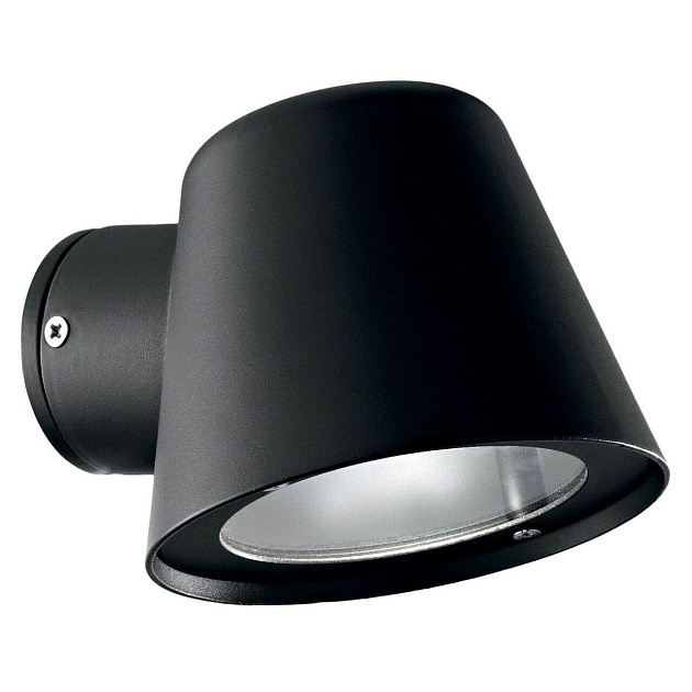 Уличный настенный светильник Ideal Lux Gas AP1 Nero 020228 Фото № 1